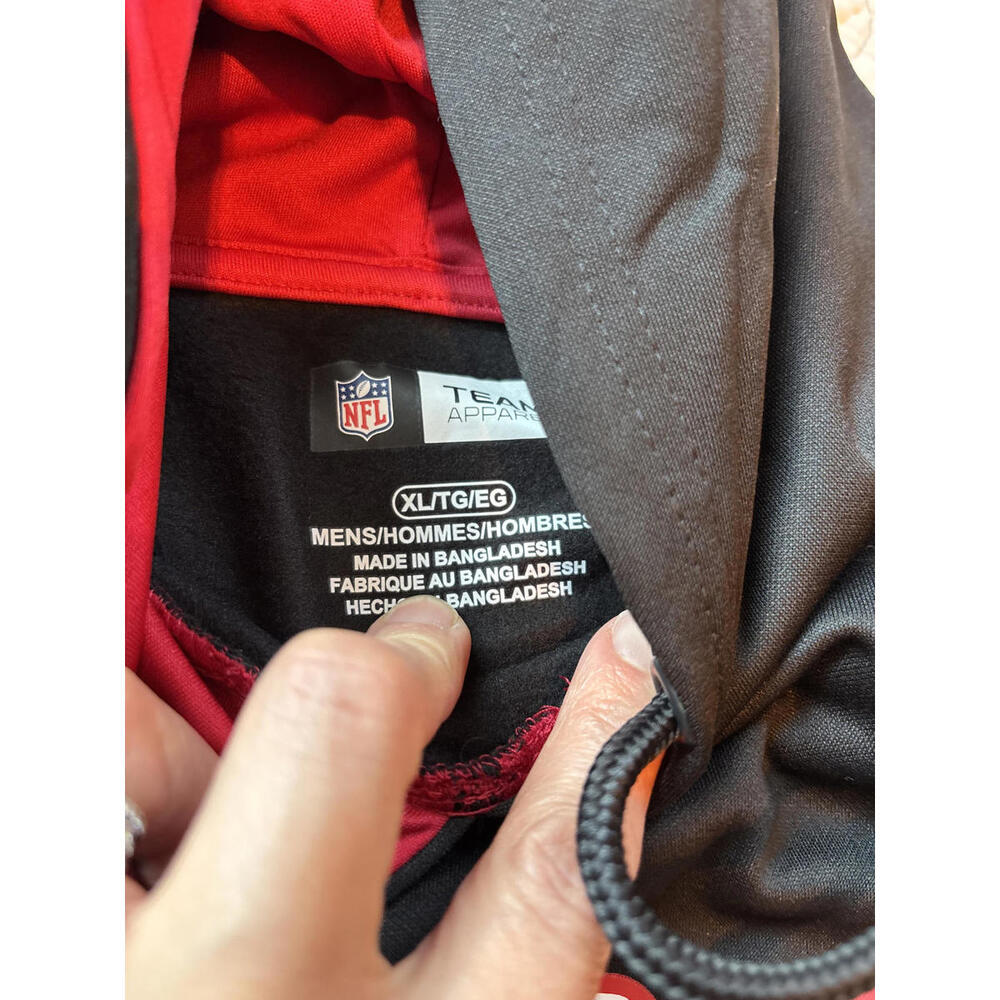 NFL Falcons Football Men's Black Hoodie‎ Size XL #406 - Picture 6 of 6